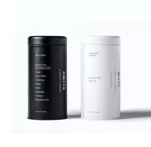 Black Mat Coffee Tin Can