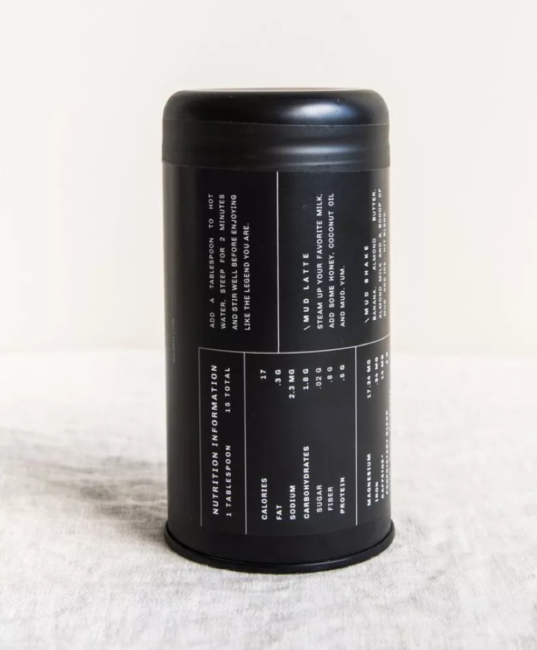 Black Mat Coffee Tin Can