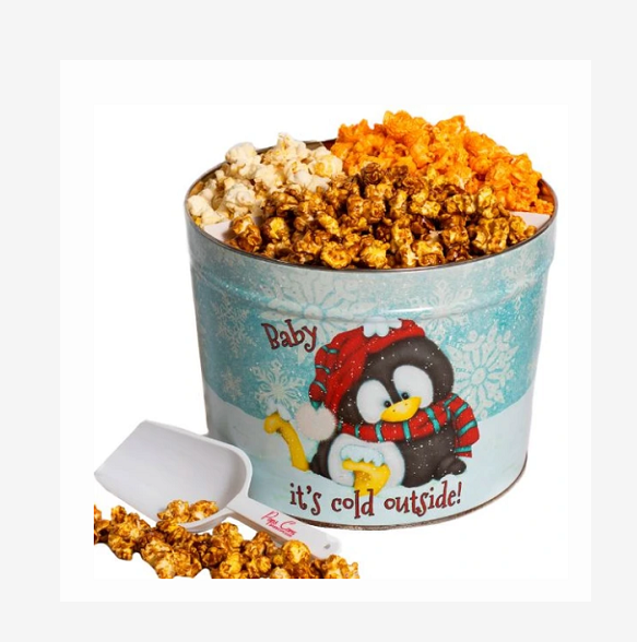Empty Popcorn Tins
