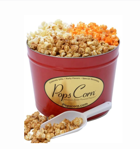 Empty Popcorn Tins