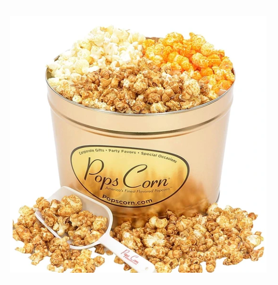 Empty Popcorn Tins