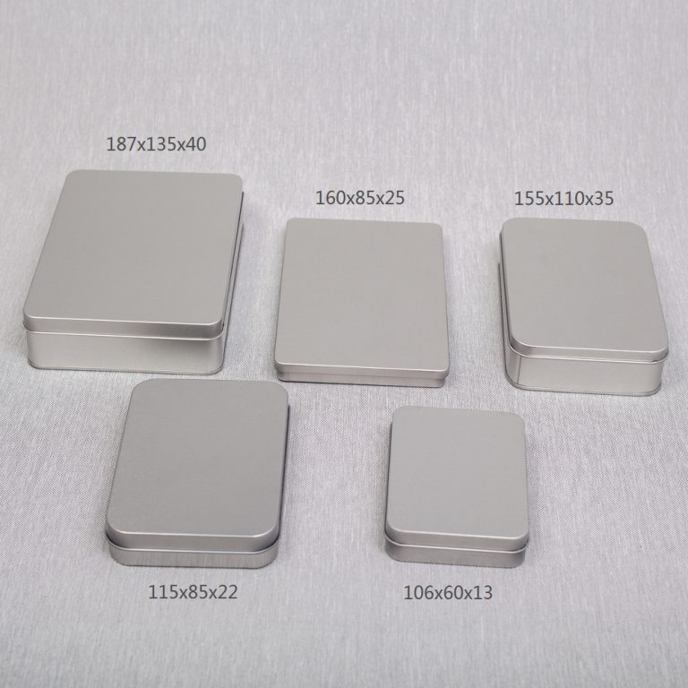 Plain Silver Rectangle Tin Boxes 0004 Main 06